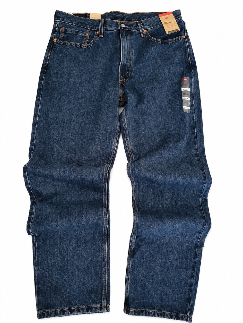Levis 550 Relaxed Fit Jeans Mens 36x34 Blue Medium Wash Western Rodeo NWT